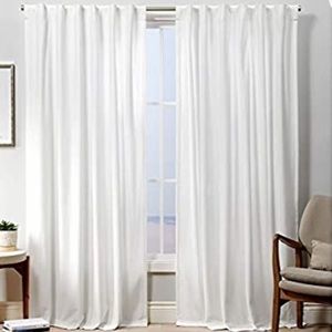 Winter White Velvet Curtains